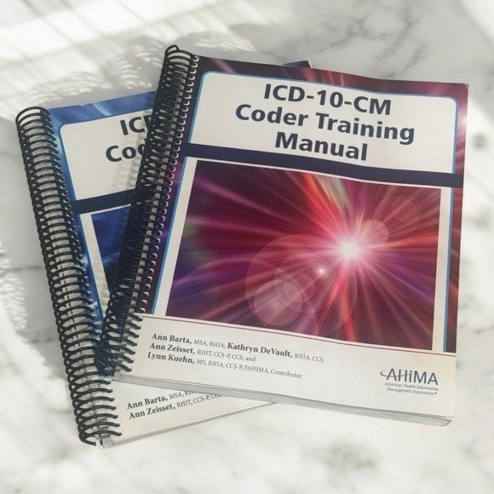 ICD-10-CM Coder Training Spiral Bound Manuals Health Information‎ Management